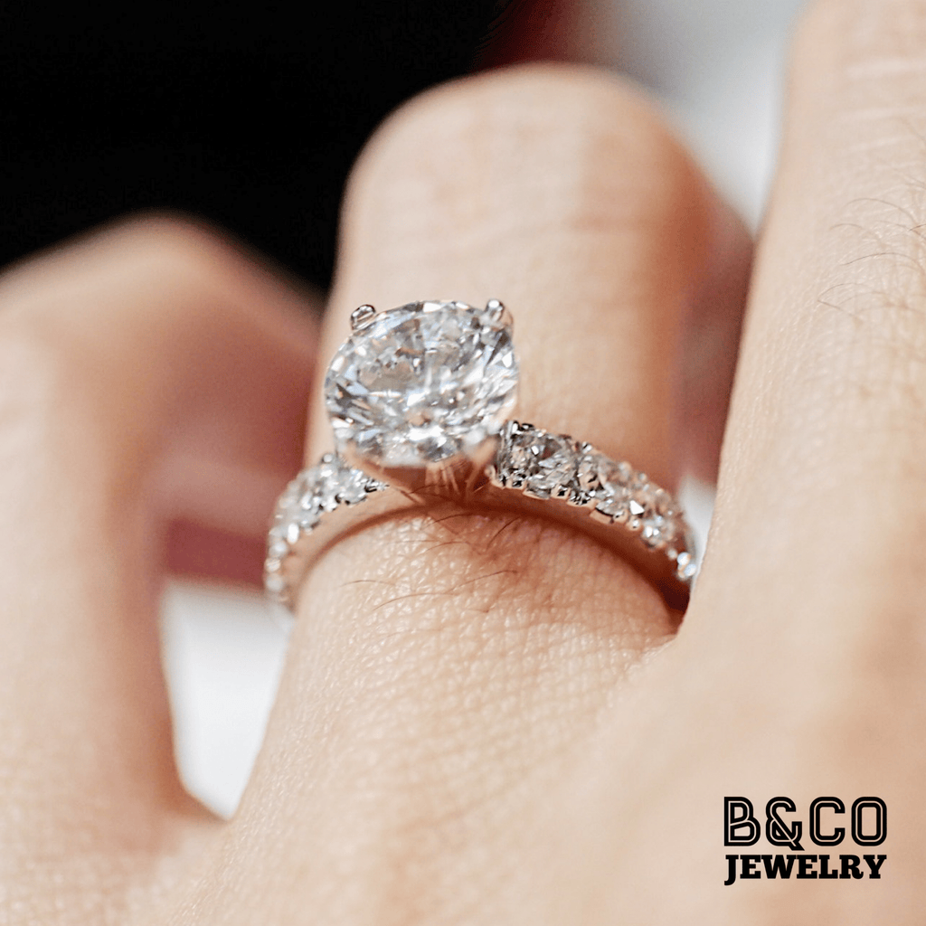 B&Co Jewelry Engagement Ring 2ct Naxos Engagement Ring
