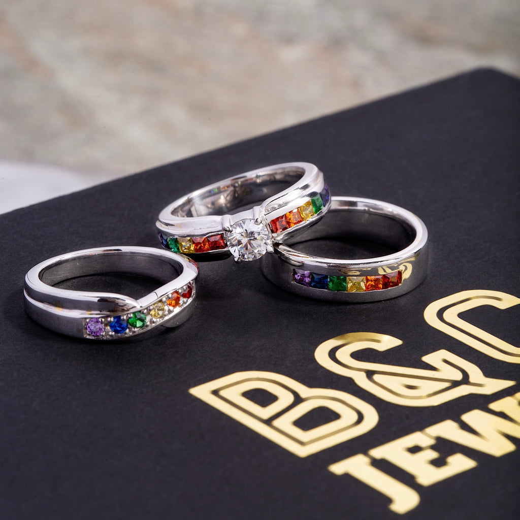 Freedom Rings Lgbtq LGBTQ+ Pride Rings 🏳️🌈