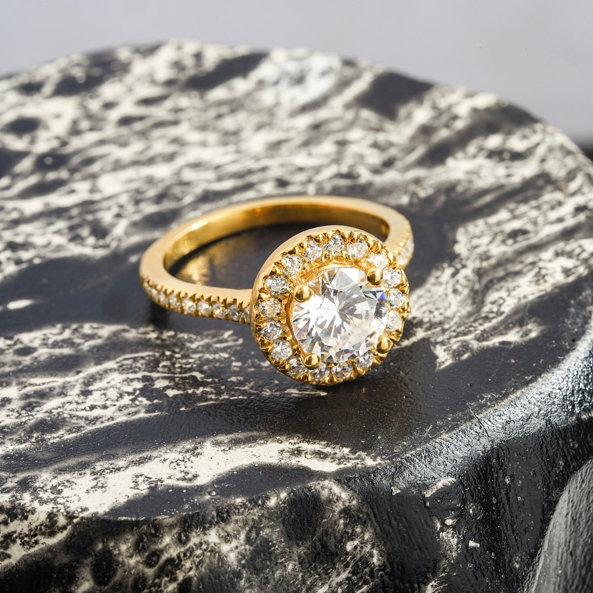 Semi - Machine Made Engagement Rings