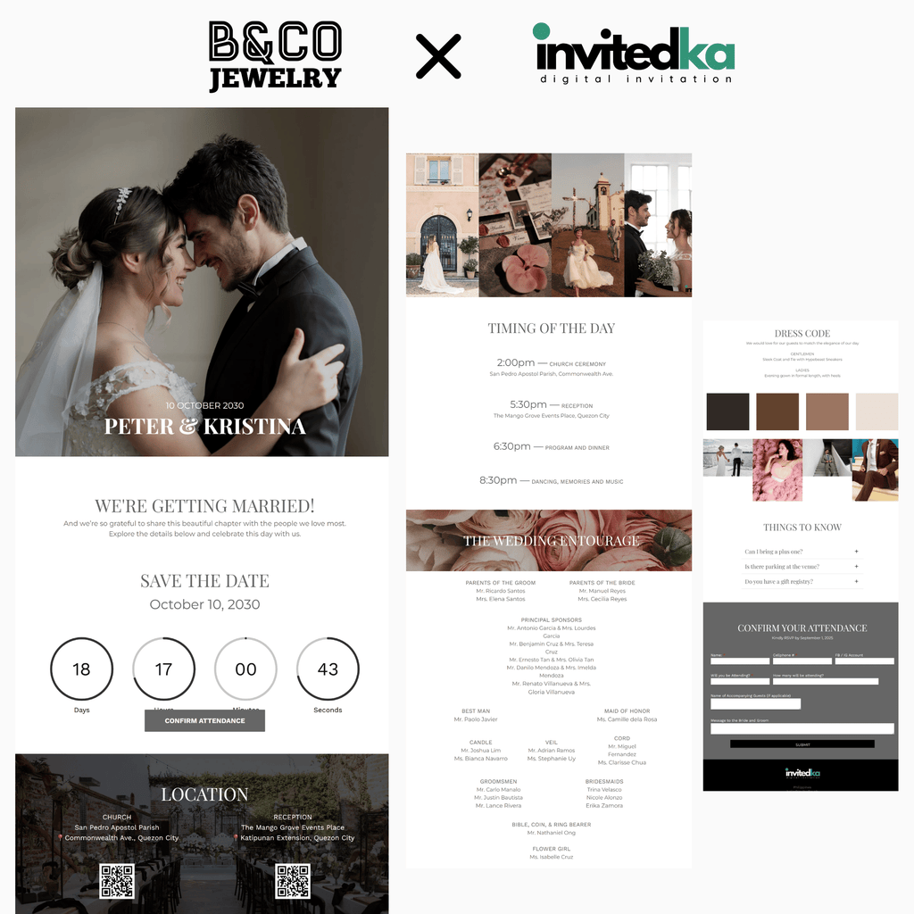 Digital Invitation by InvitedKa - B&Co Jewelry