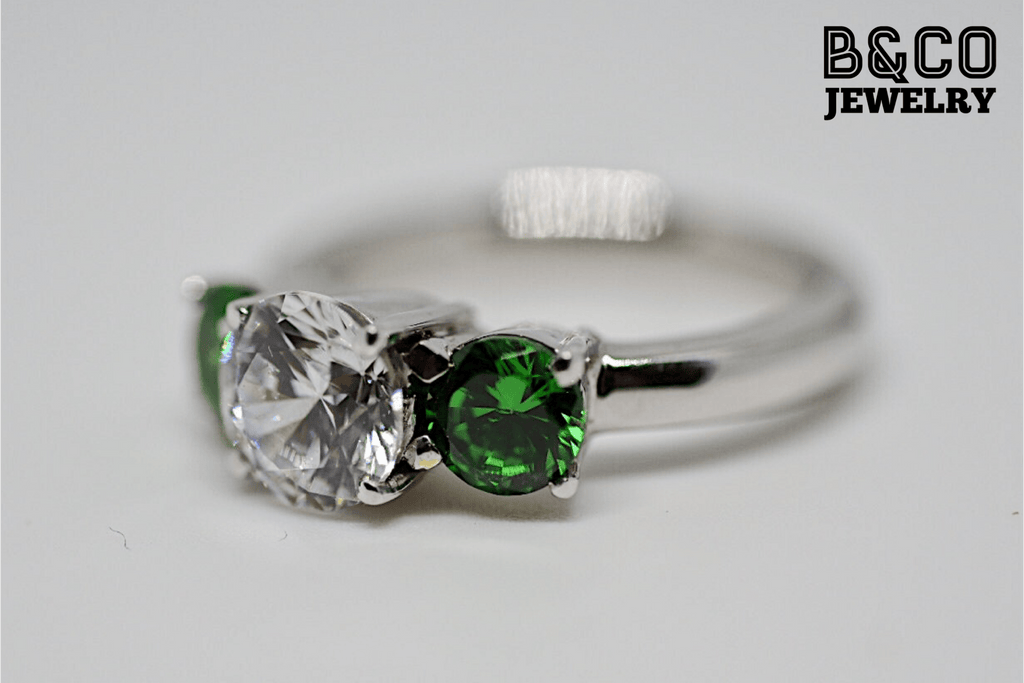 1.5ct Bordeaux Gemstone Engagement Ring - B&Co Jewelry