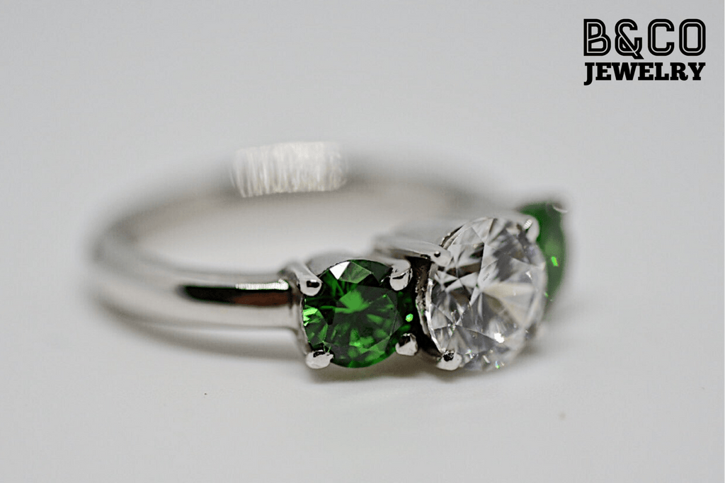 1.5ct Bordeaux Gemstone Engagement Ring - B&Co Jewelry