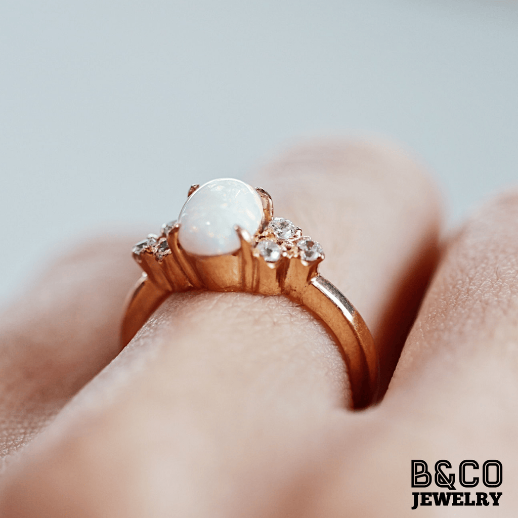 1.5ct Montmartre Opal Engagement Ring - B&Co Jewelry