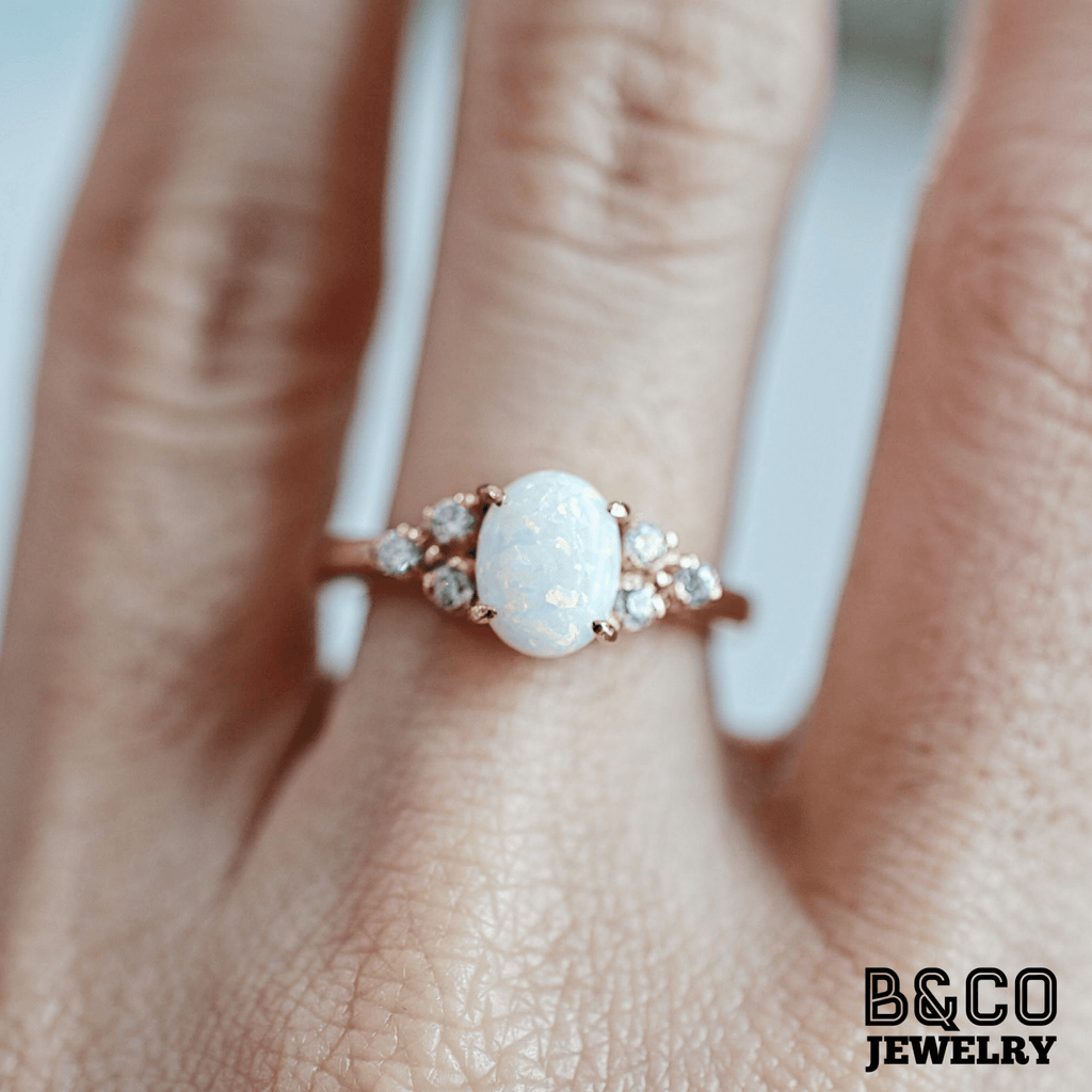 1.5ct Montmartre Opal Engagement Ring - B&Co Jewelry