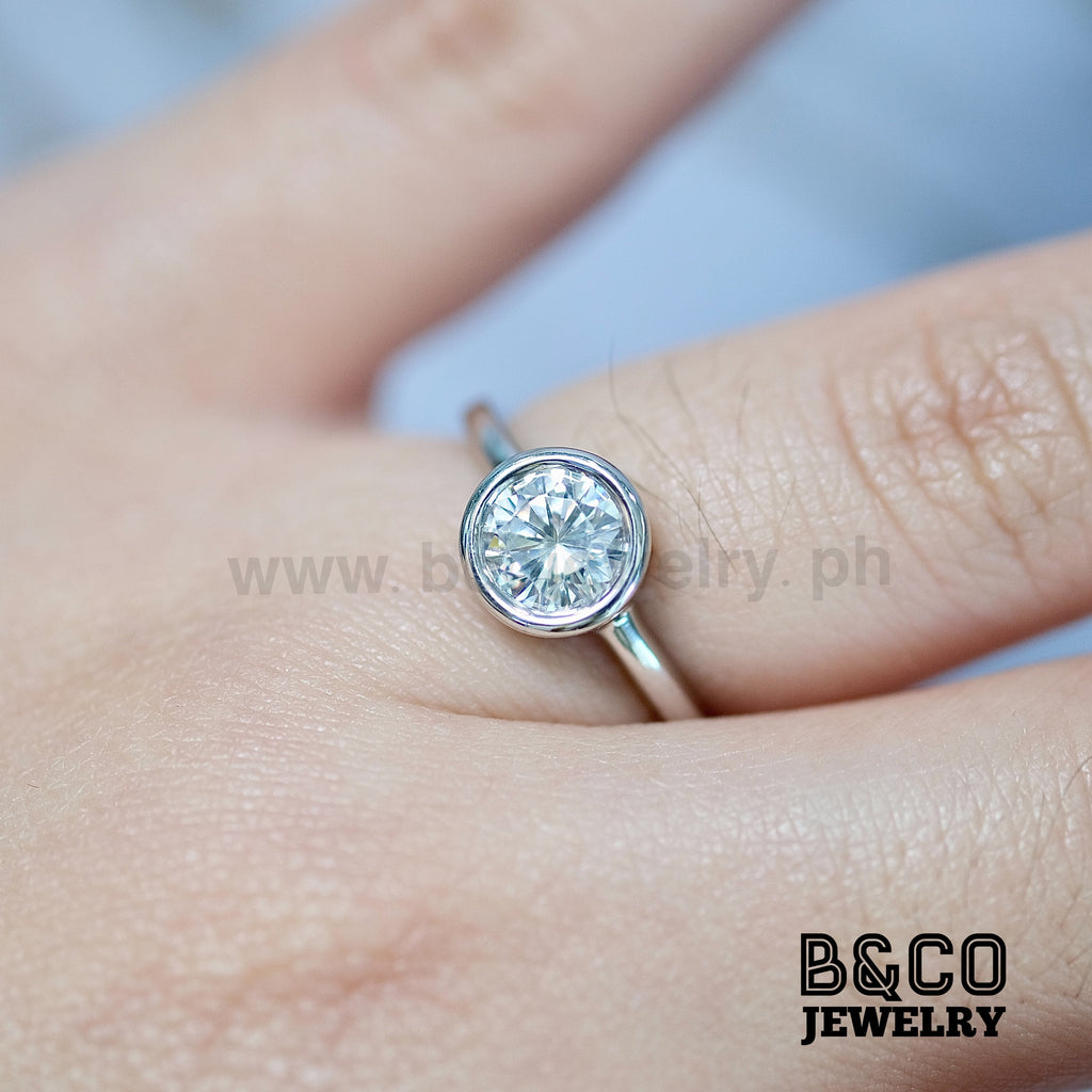1ct Bergamo Solitaire Engagement Ring - B&Co Jewelry