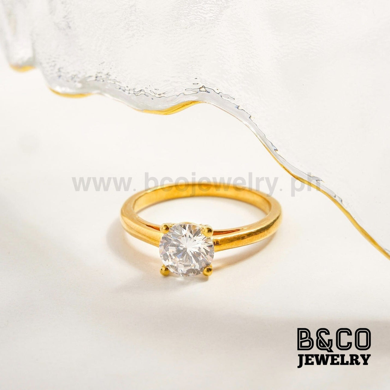 1ct Classic Solitaire Engagement Ring (Semi Machine Made) - B&Co Jewelry