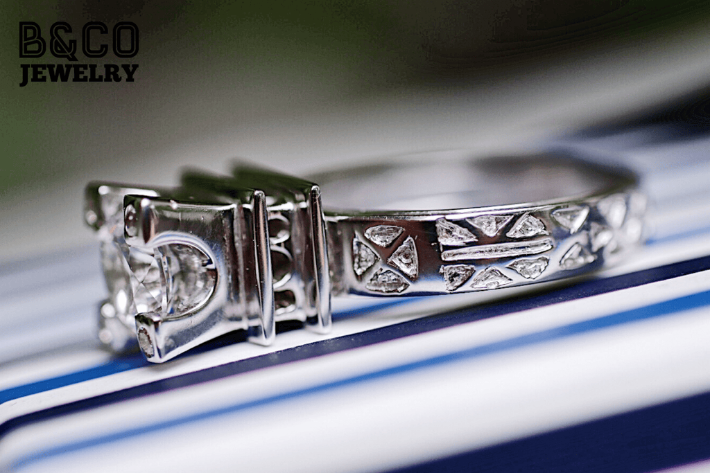 1ct Eiffel Tower Engagement Ring - B&Co Jewelry