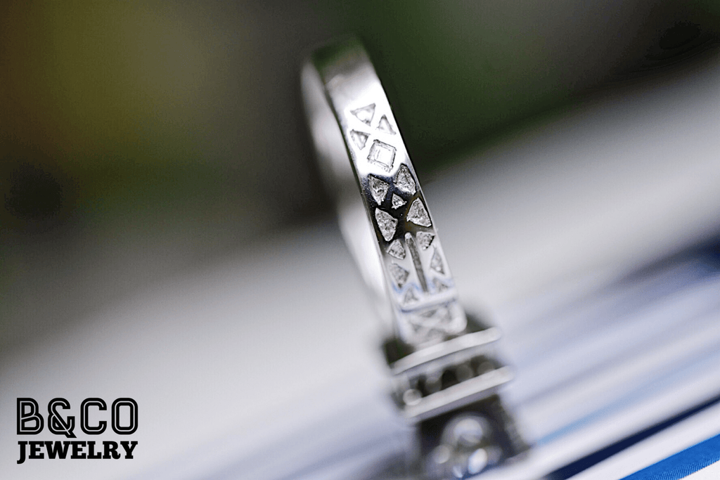 1ct Eiffel Tower Engagement Ring - B&Co Jewelry