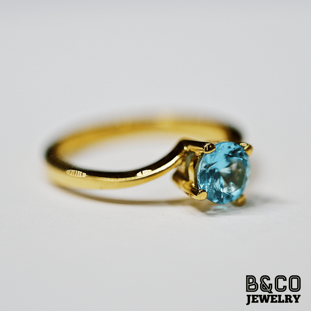 1ct Portofino Gemstone Engagement Ring - B&Co Jewelry