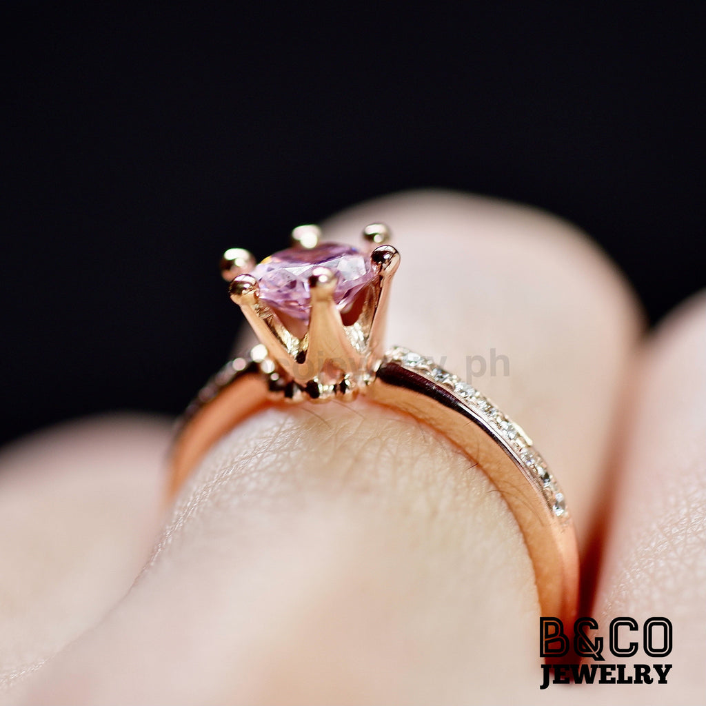 1ct Royal Crown Engagement Ring (PURE GOLD) - B&Co Jewelry