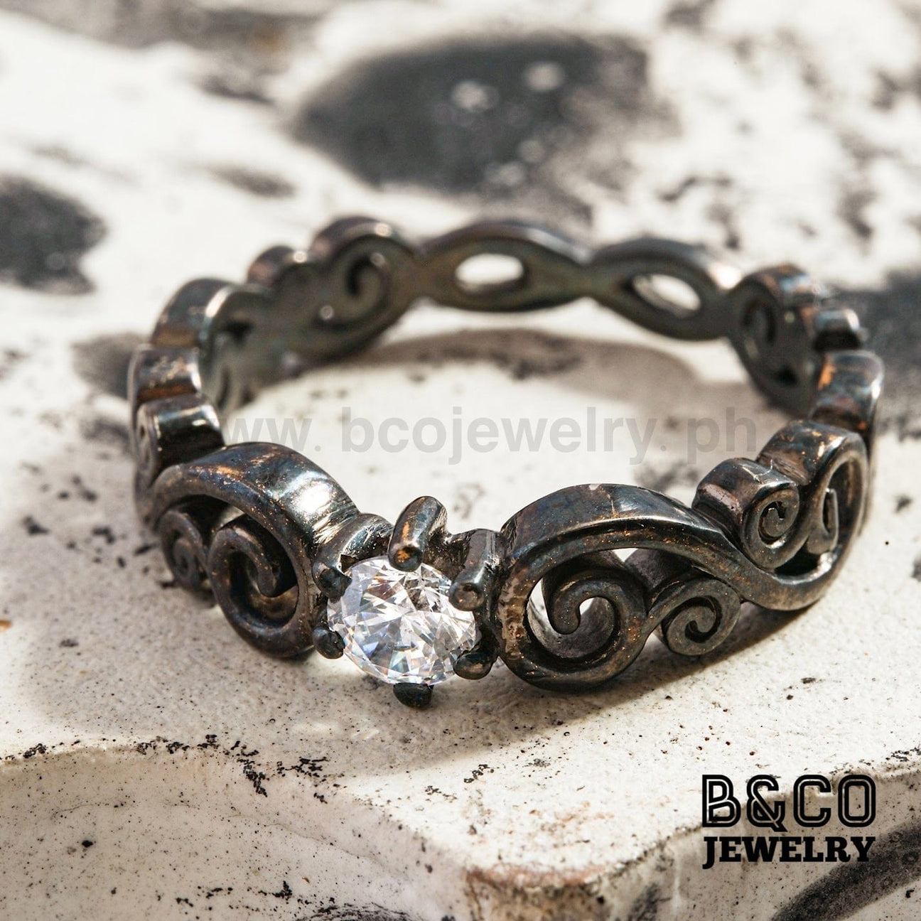 .25ct Paros Engagement Ring (Semi Machine Made) - B&Co Jewelry