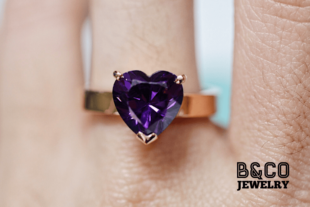 3ct Corazon Gemstone Engagement Ring - B&Co Jewelry