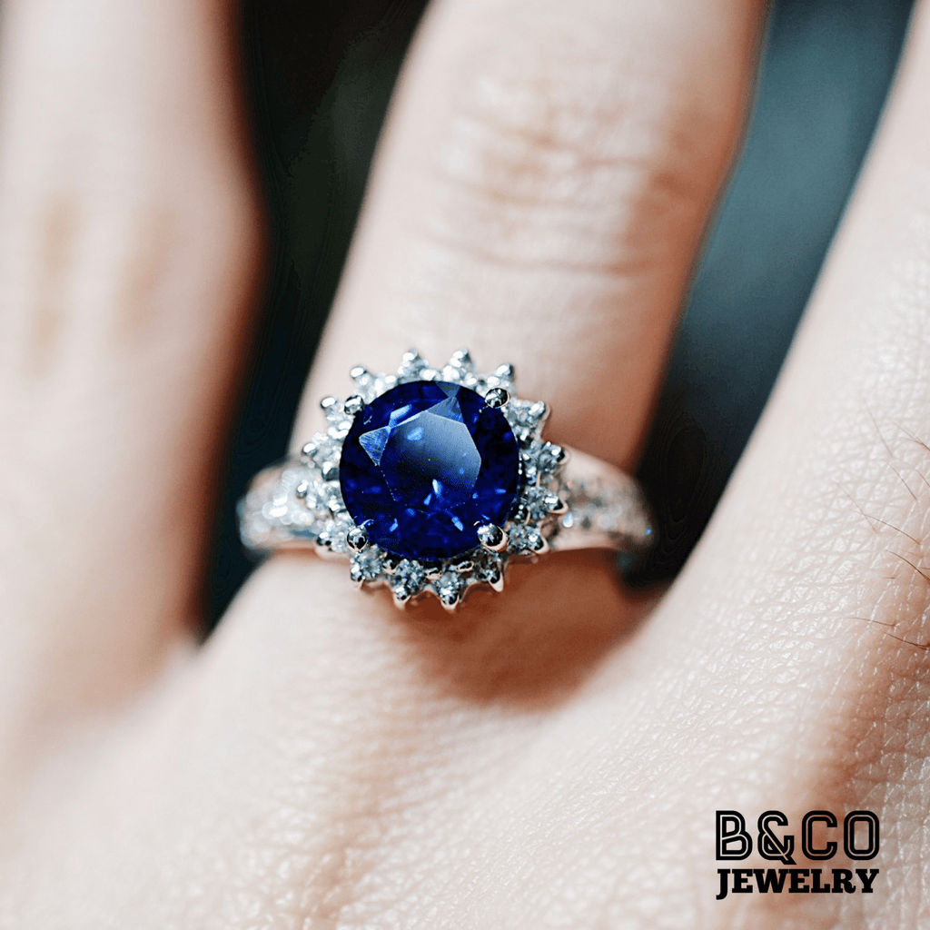 3ct Zernez Gemstone Engagement Ring - B&Co Jewelry