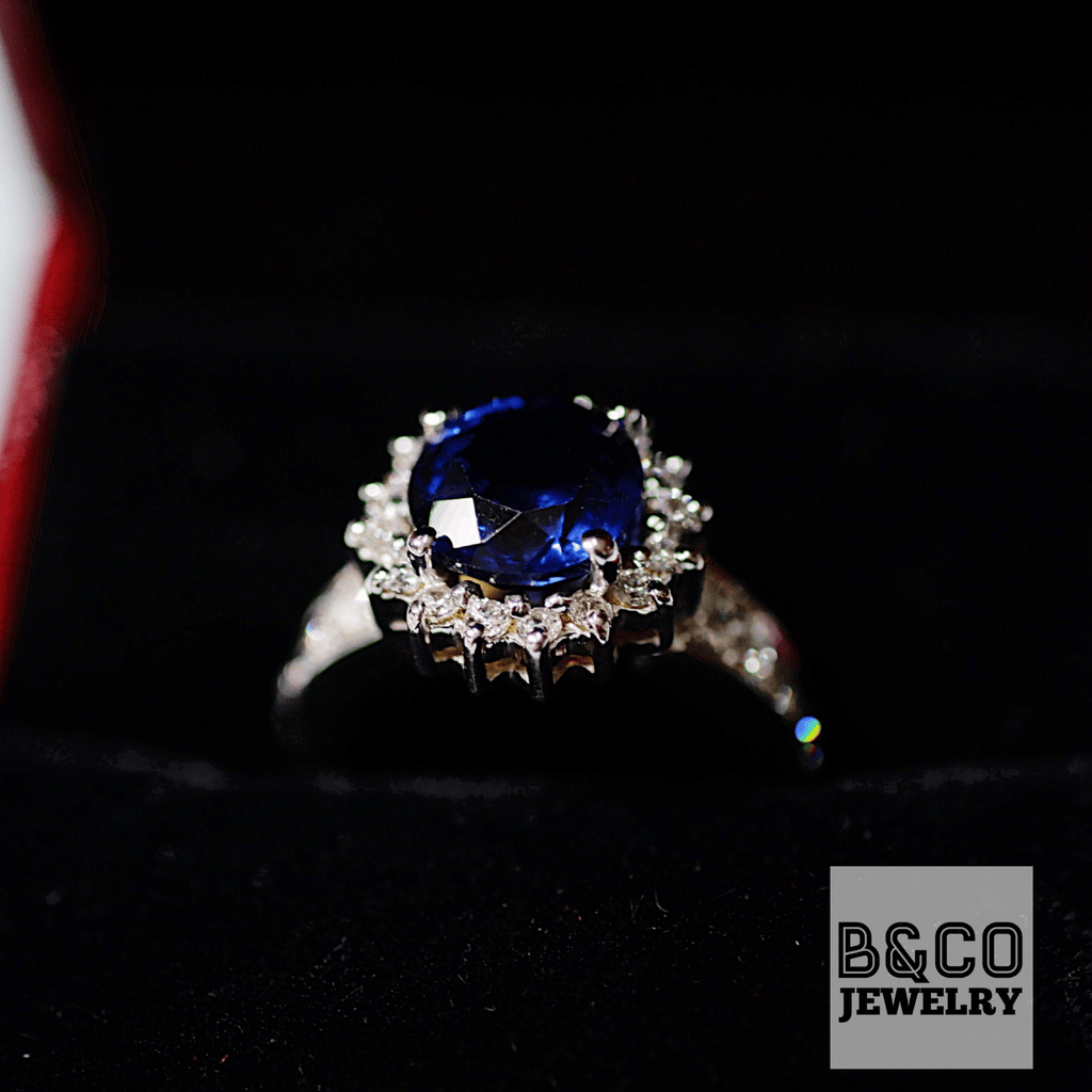 3ct Zernez Gemstone Engagement Ring - B&Co Jewelry