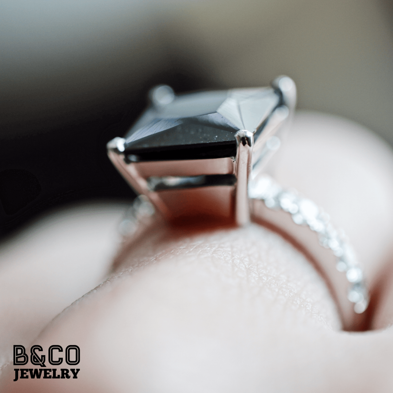 4ct Dinant Gemstone Engagement Ring - B&Co Jewelry