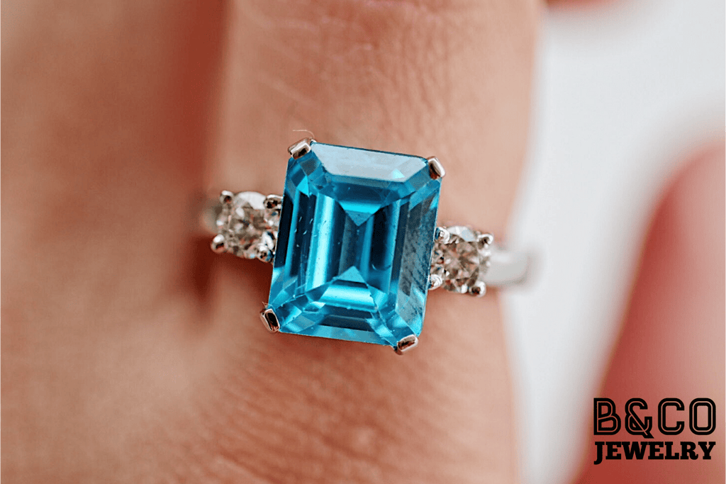 4ct Strasbourg Gemstone Engagement Ring - B&Co Jewelry