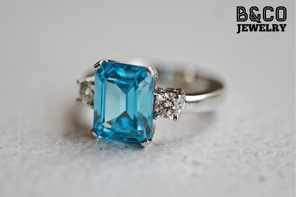 4ct Strasbourg Gemstone Engagement Ring - B&Co Jewelry