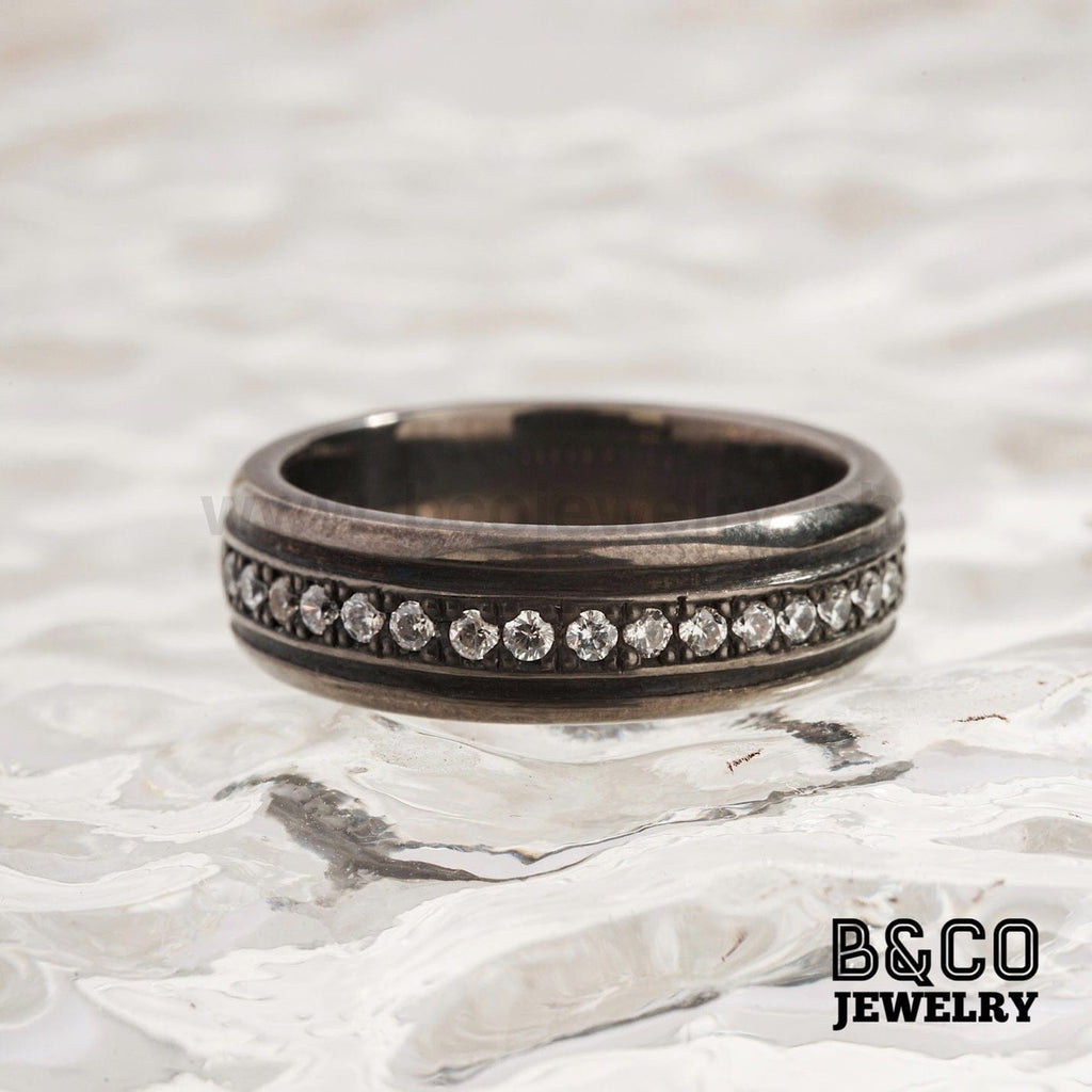 Corfu Men’s Engagement Ring (Semi Machine Made) - B&Co Jewelry