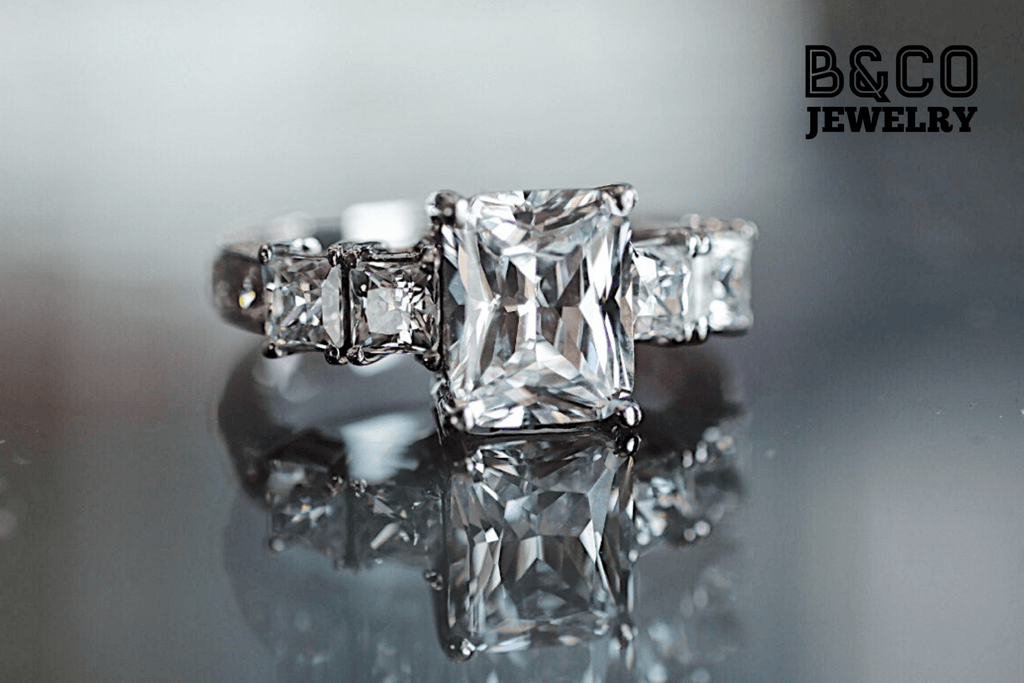 B&Co Jewelry Engagement Ring 3ct Picasso Engagement Ring