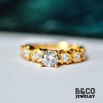 B&Co Jewelry Engagement Ring .50ct Milan Engagement Ring