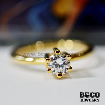 B&Co Jewelry Engagement Ring .50ct Solitaire Engagement Ring