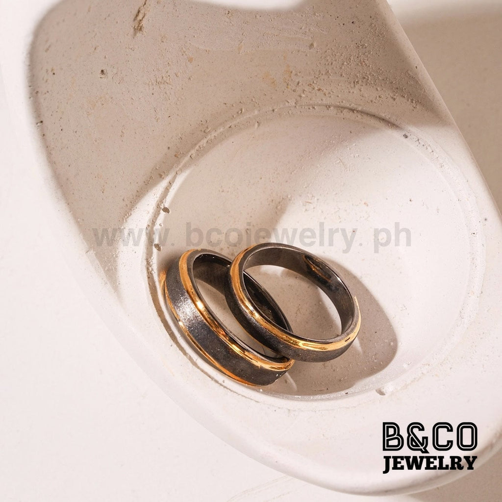 Ithaki Code Black Wedding Rings - B&Co Jewelry