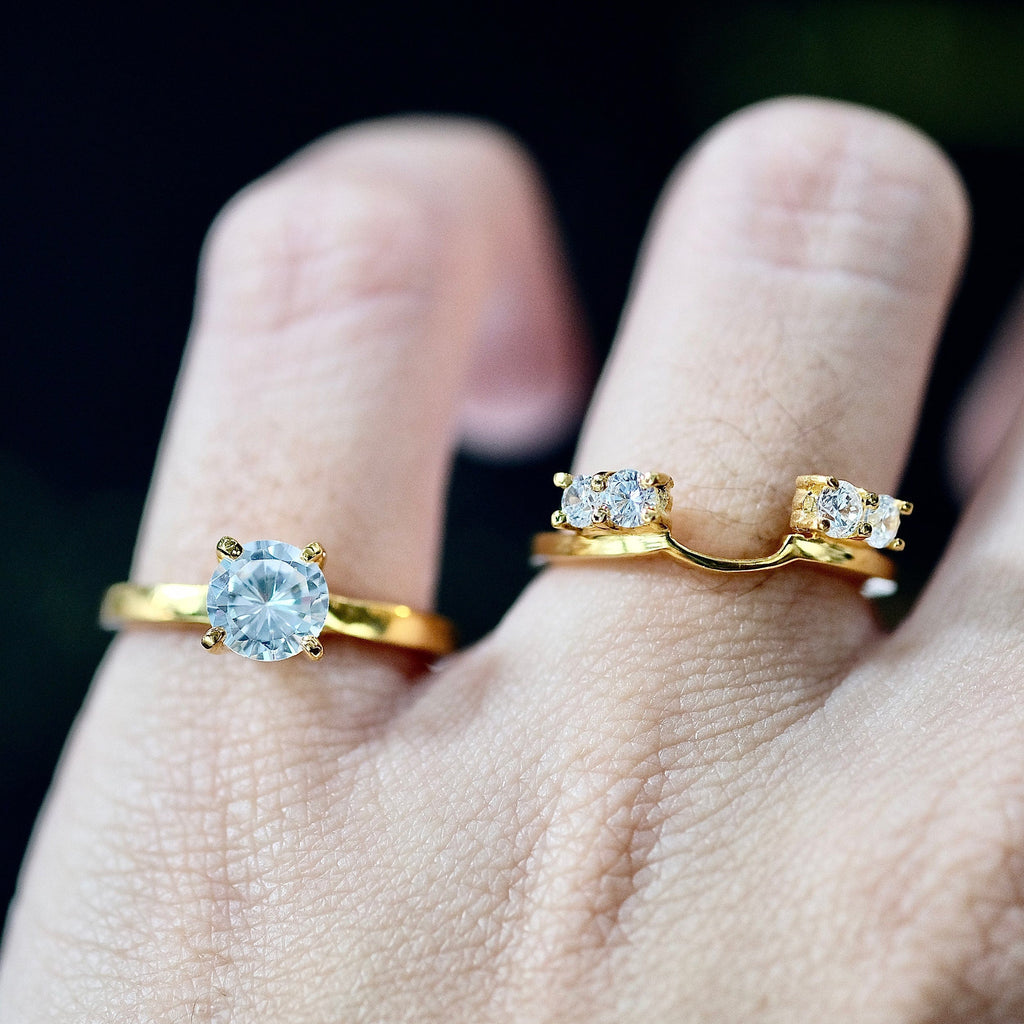 Mallorca Engagement Ring Enhancer Set - B&Co Jewelry