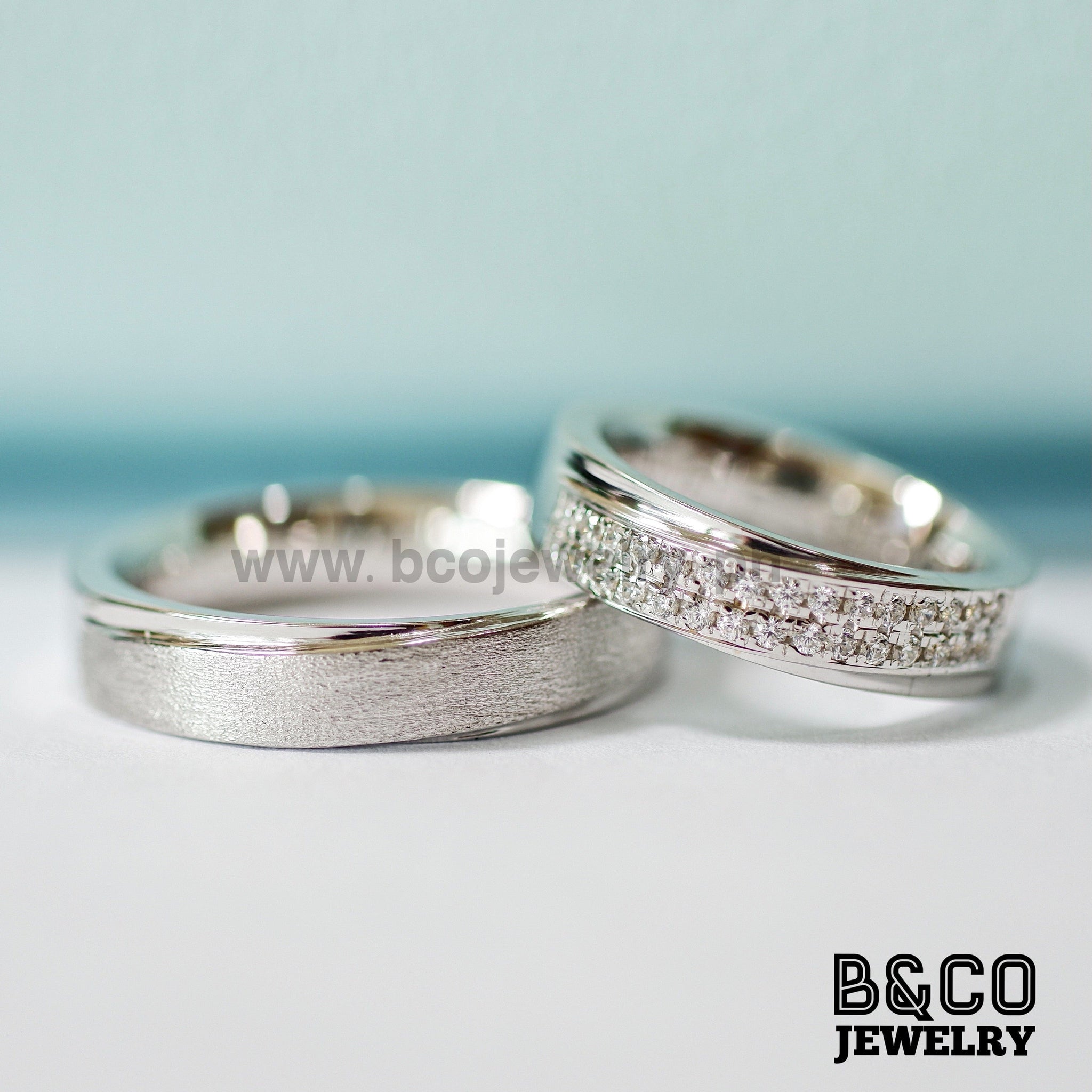 Messina Wedding Rings B&Co Jewelry - Main Image