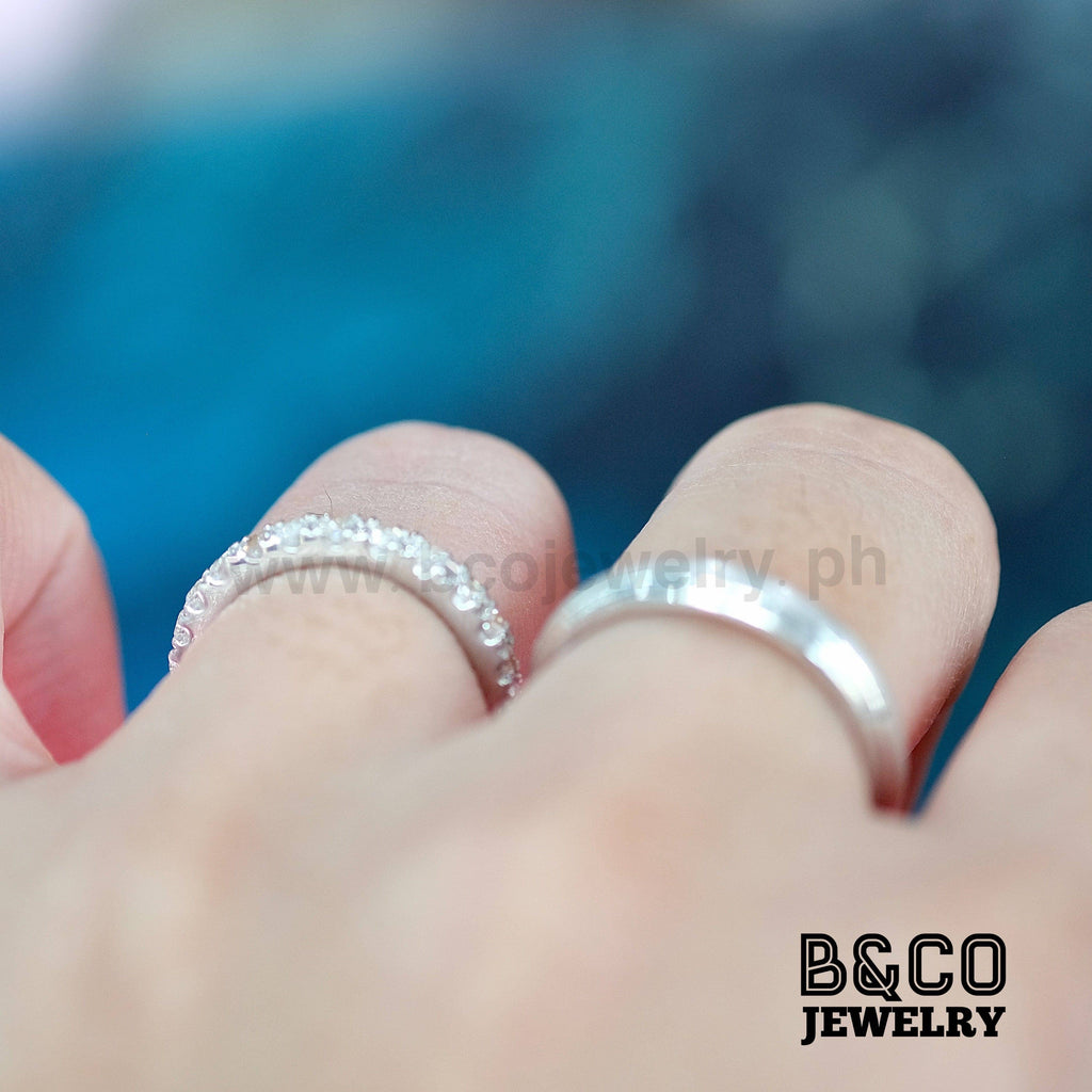 Minimalist Duo Wedding Rings - B&Co Jewelry