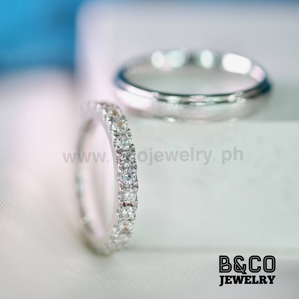 Minimalist Duo Wedding Rings - B&Co Jewelry