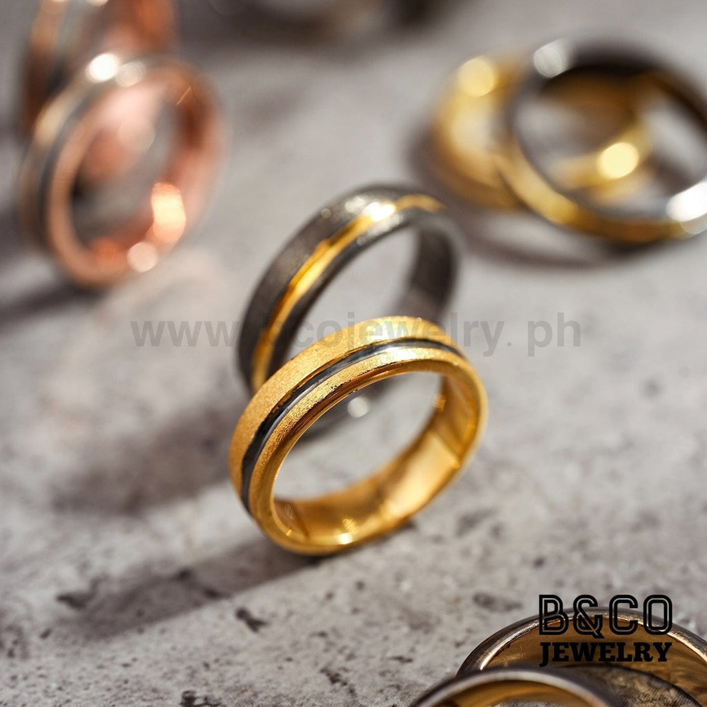Olympus Code Black Wedding Rings - B&Co Jewelry