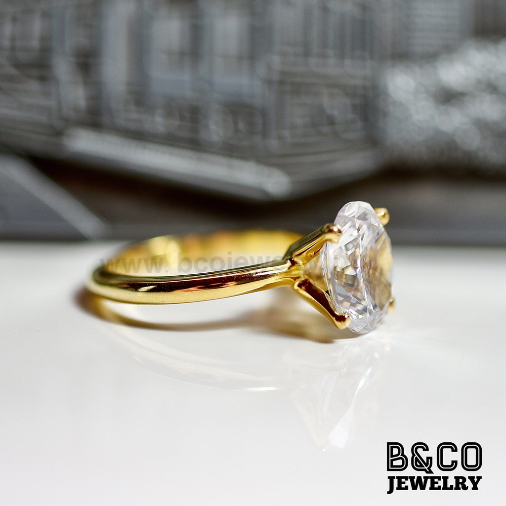 Oval Engagement Ring - B&Co Jewelry