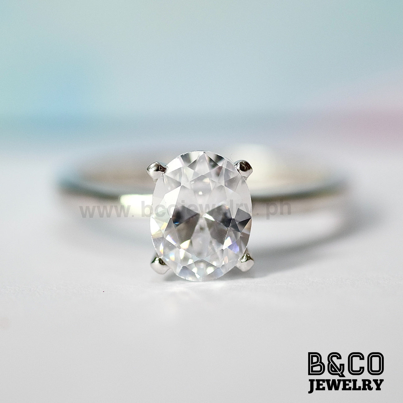 Oval Engagement Ring - B&Co Jewelry