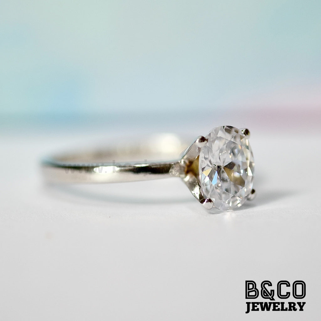 Oval Engagement Ring - B&Co Jewelry