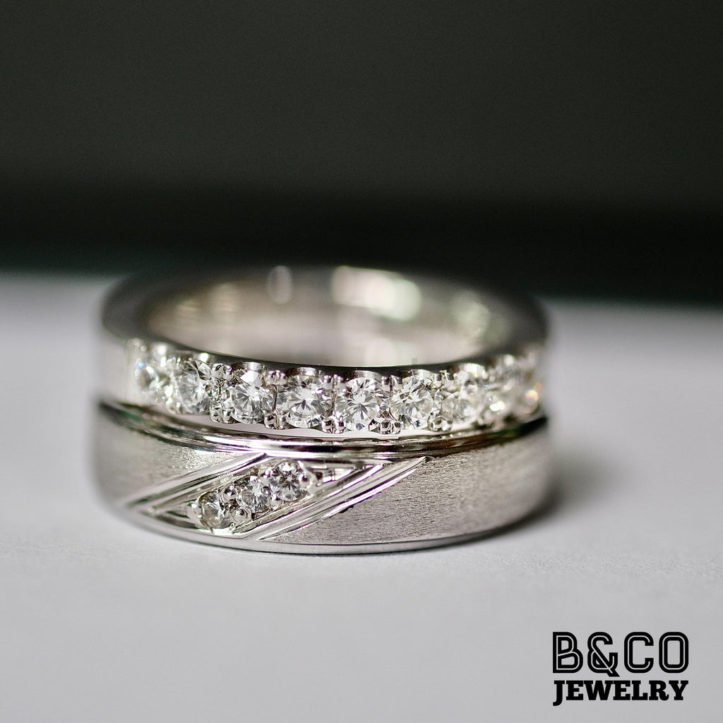 Petite Venise Wedding Rings - B&Co Jewelry