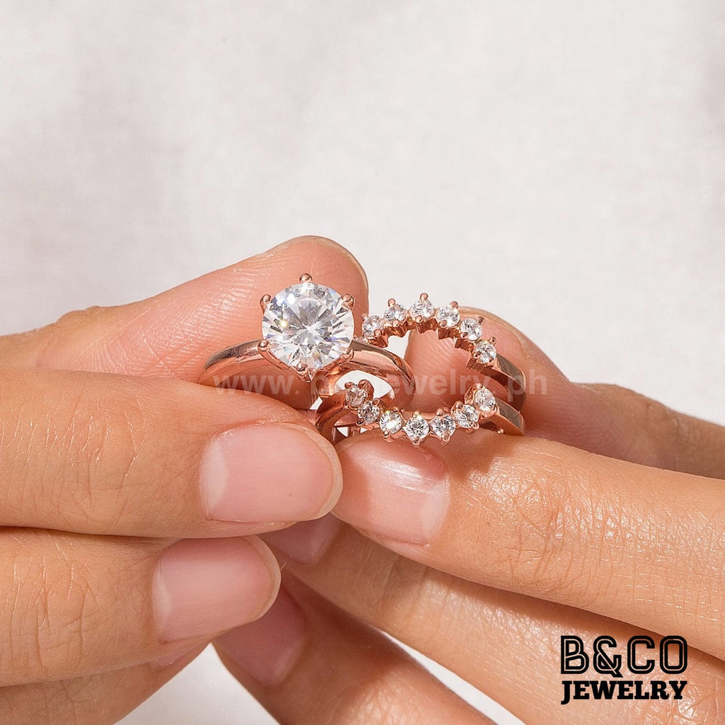 B&Co Jewelry Ring Enhancer Tours Engagement Ring Enhancer Set
