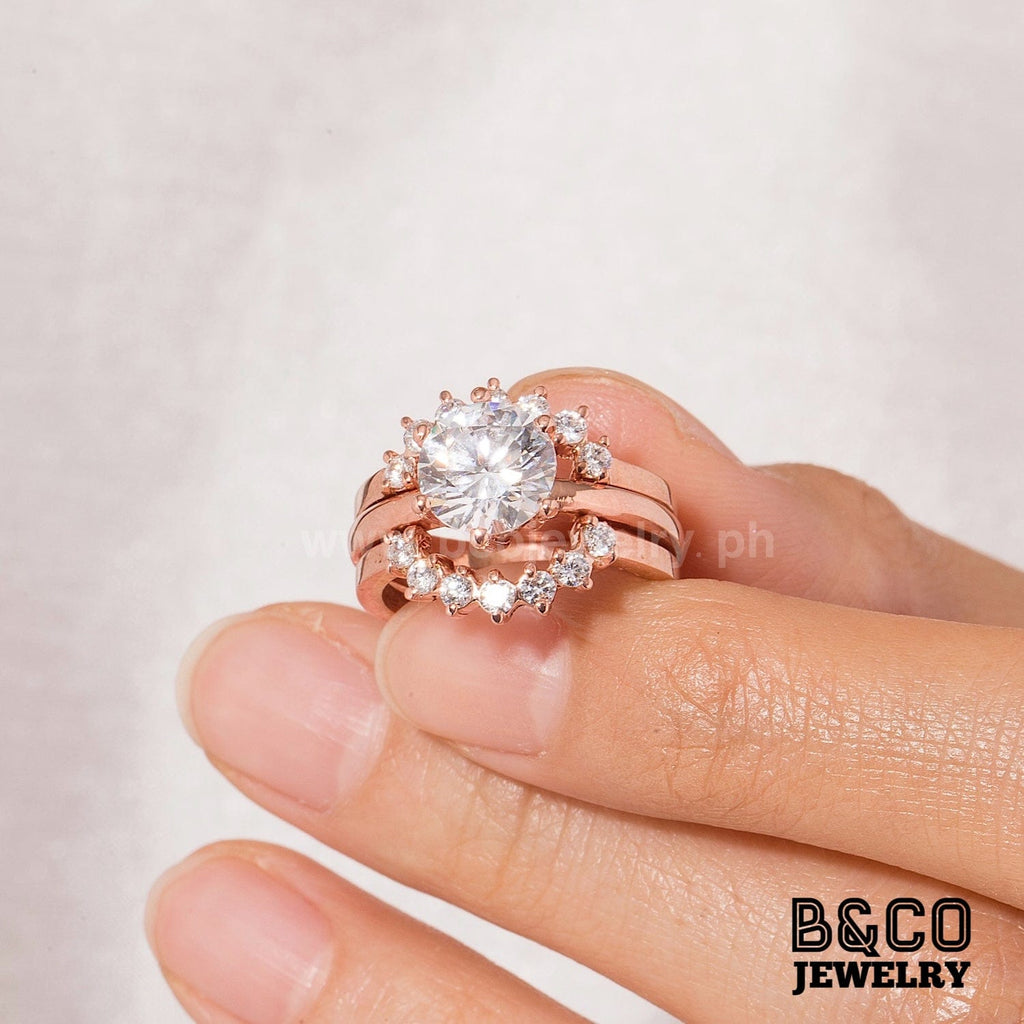 B&Co Jewelry Ring Enhancer Tours Engagement Ring Enhancer Set
