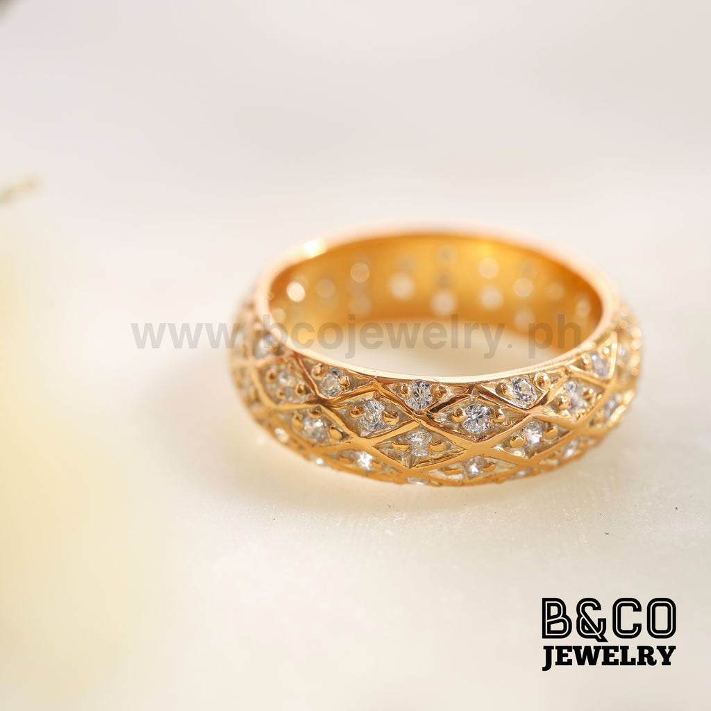 Trento Eternity Ring (Semi Machine Made) - B&Co Jewelry