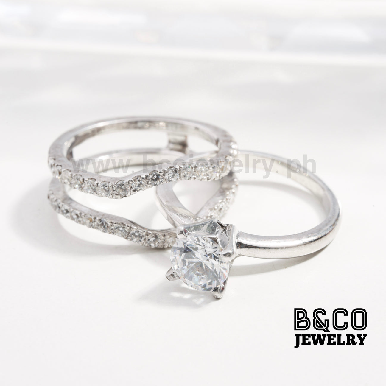 Pompei Engagement Ring Enhancer Set - B&Co Jewelry