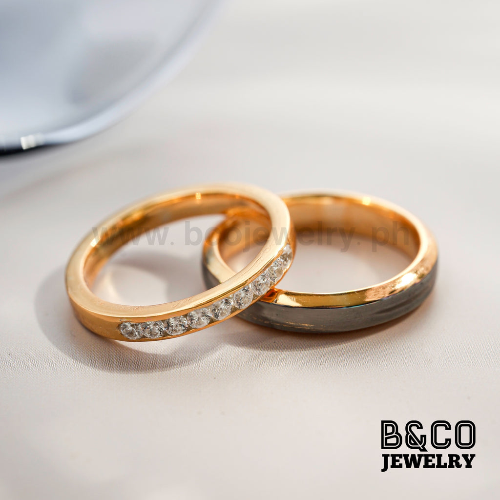 Argos Code Black Wedding Rings - B&Co Jewelry