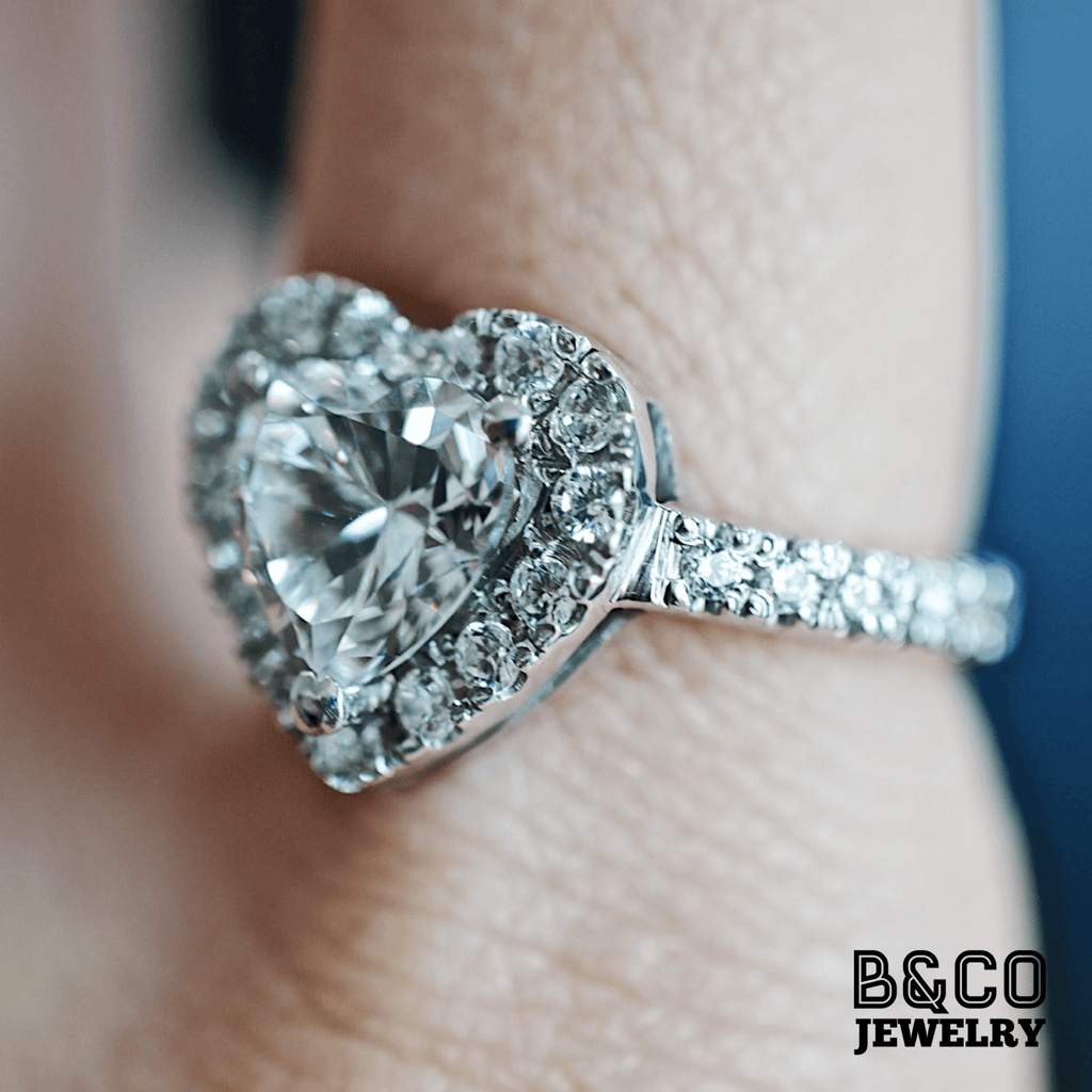 B&Co Jewelry Engagement Ring 3ct Valentino Engagement Ring