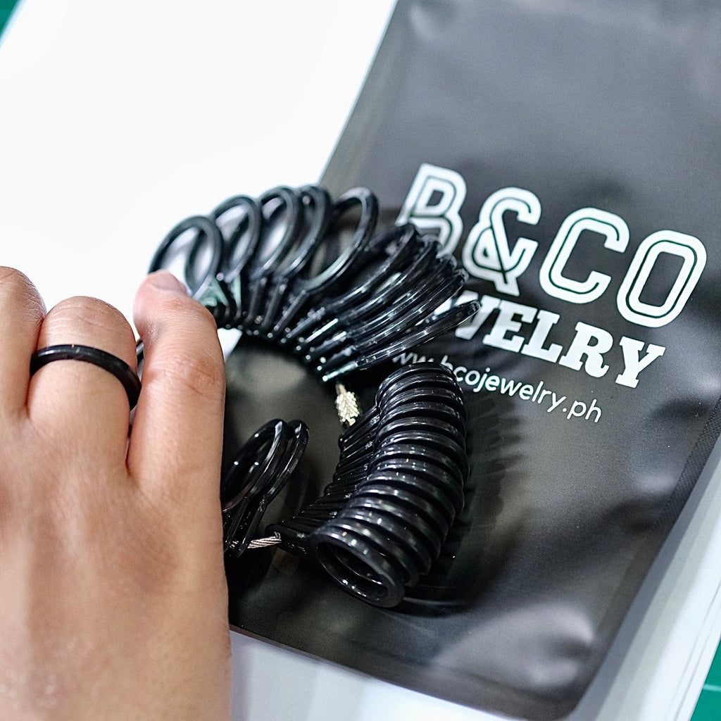 B&Co Jewelry accessories Black B&CO Ring Sizer