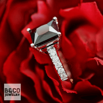 B&Co Jewelry Gemstone Ring 4ct Dinant Gemstone Engagement Ring