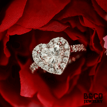 B&Co Jewelry Engagement Ring 3ct Valentino Engagement Ring