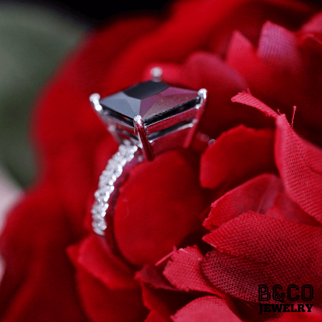 B&Co Jewelry Gemstone Ring 4ct Dinant Gemstone Engagement Ring