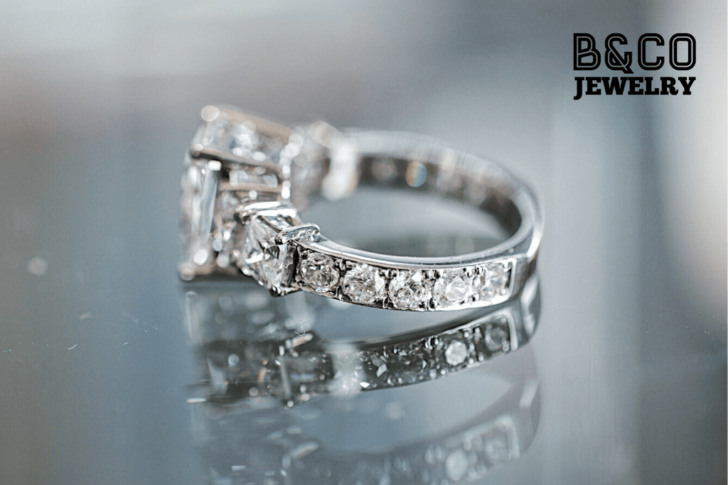 B&Co Jewelry Engagement Ring 3ct Picasso Engagement Ring