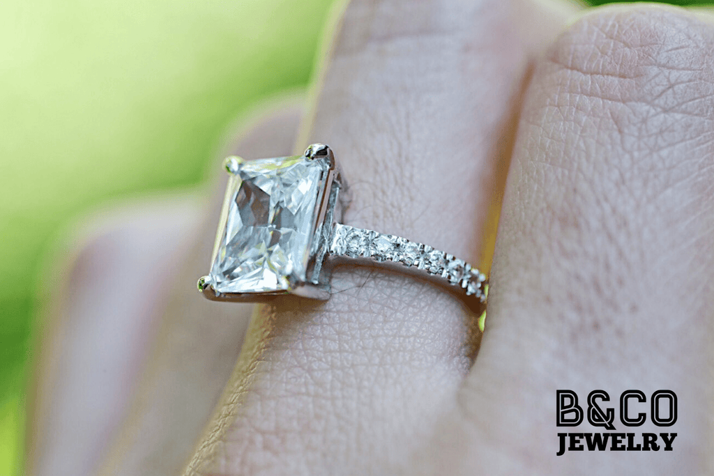 B&Co Jewelry Engagement Ring 4ct Guell Engagement Ring
