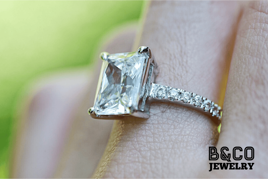 B&Co Jewelry Engagement Ring 4ct Guell Engagement Ring