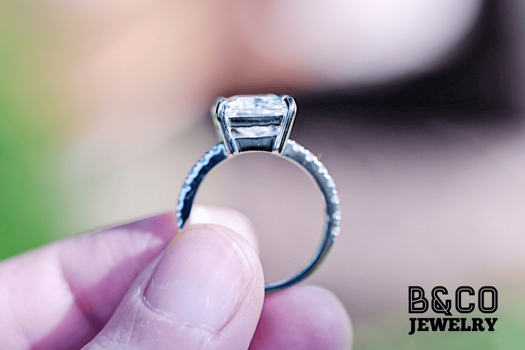 B&Co Jewelry Engagement Ring 4ct Guell Engagement Ring