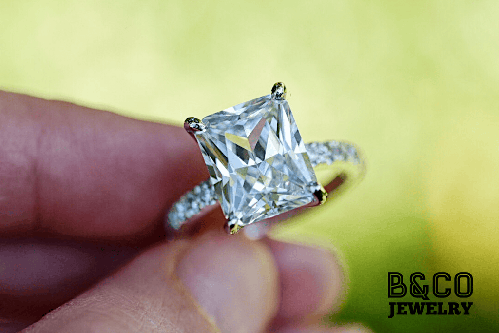 B&Co Jewelry Engagement Ring 4ct Guell Engagement Ring